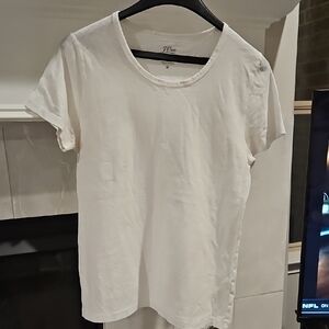 J. Crew Cream Short Sleeve Tee